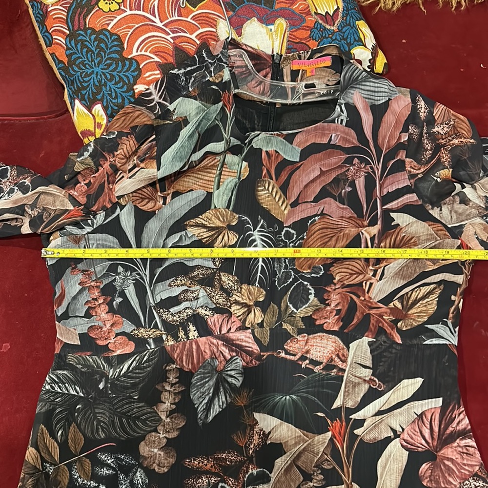 COPY - Vilagallo long dress silk with silk lining - Picture 7 of 7